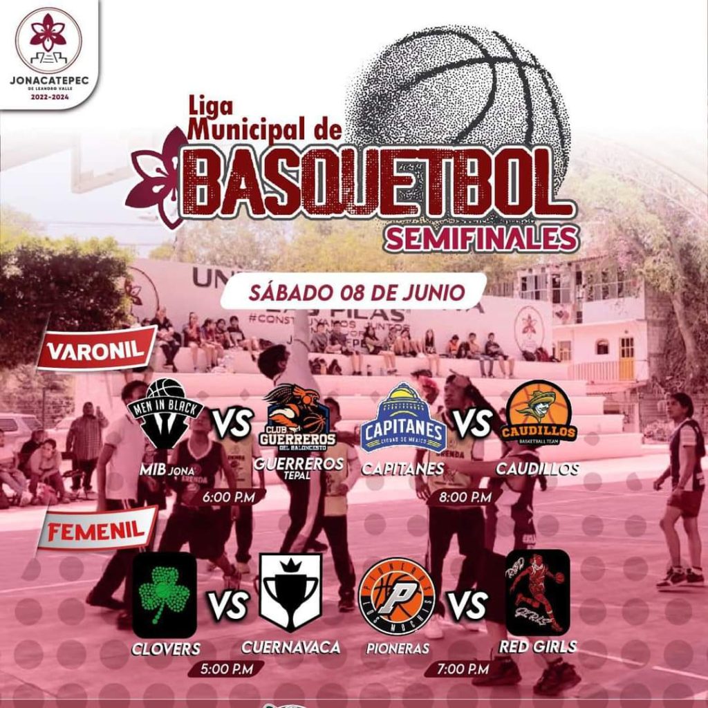 Semi Finales de la Liga Municipal de Basquetbol de Jonacatepec