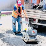 Continúa el programa de “Bacheo permanente» en Jonacatepec