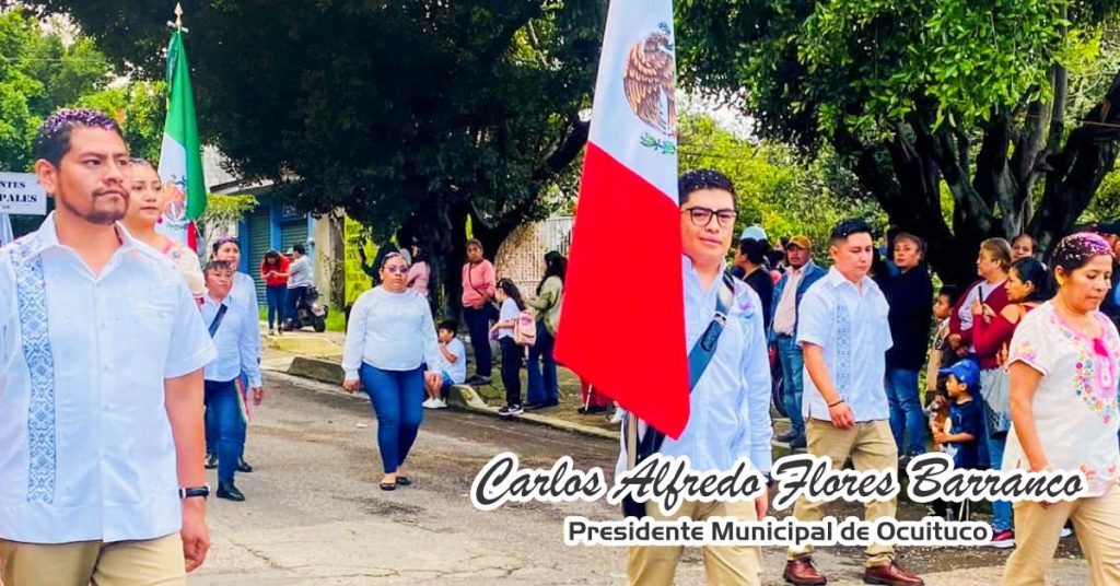 Emotivo Desfile del 30 en Ocuituco