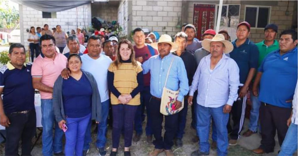 Cumplió Margarita con Proyecto Hídrico en Tlaya