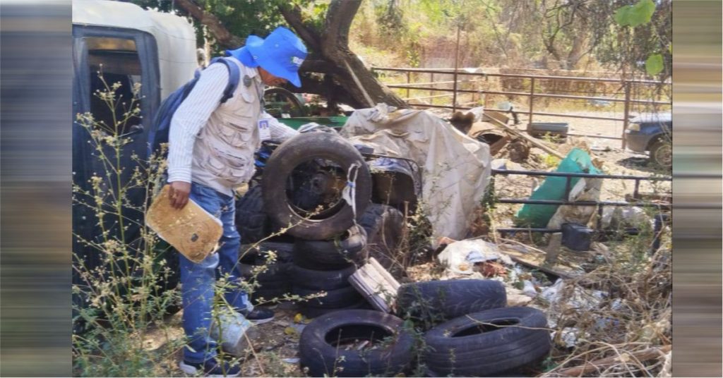 Realizó Jonacatepec Campaña de Descacharrización