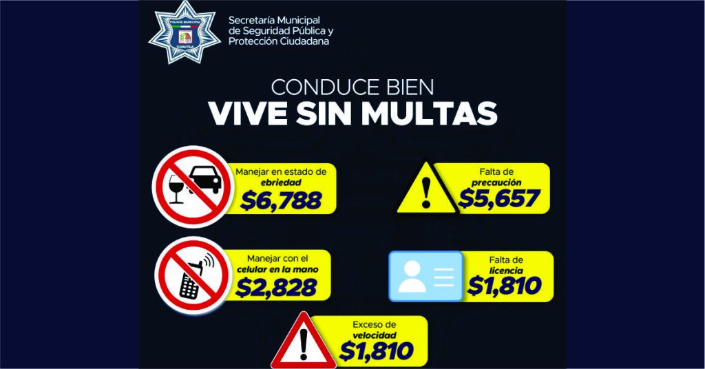 Lanzan Campaña “Conduce Bien, Vive sin Multas”