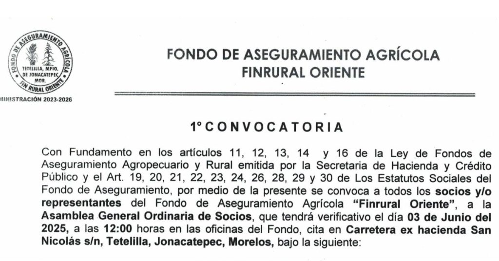 Convocatorias