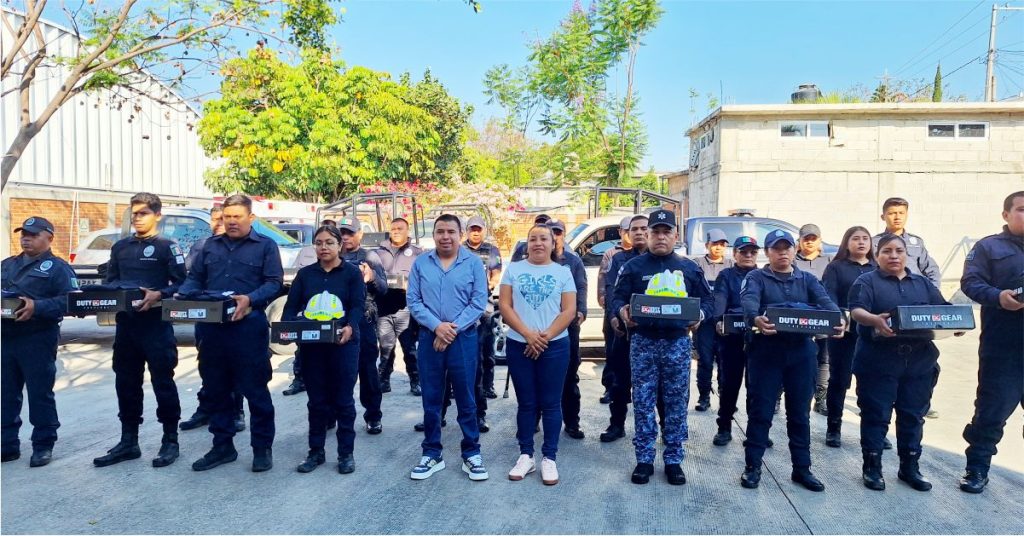 Reforzó Lavín Equipamiento de Seguridad Pública en Temoac