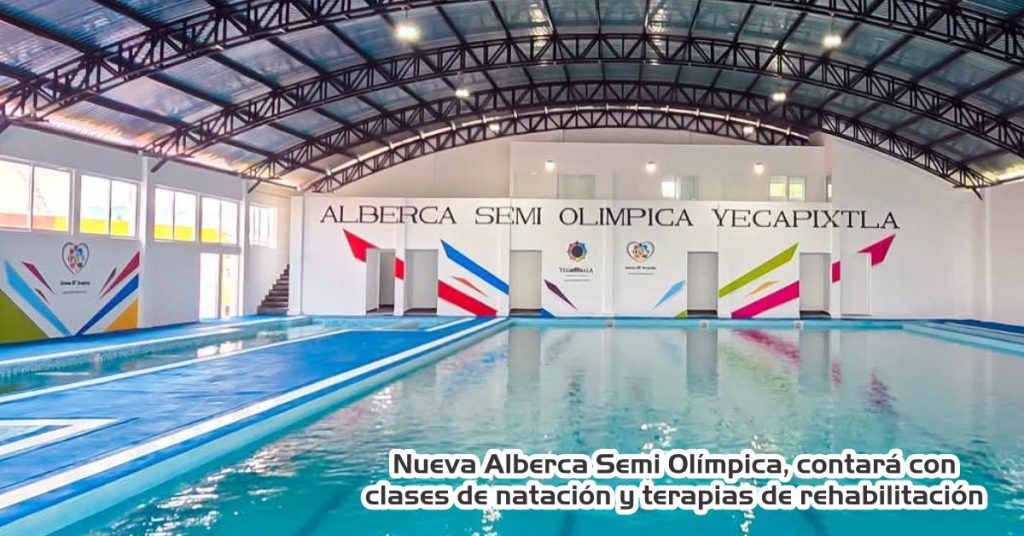 Inauguraron Alberca Semi Olímpica en Yecapixtla