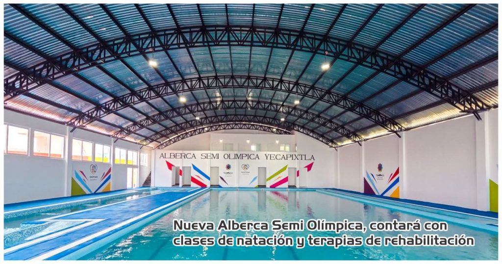 Inauguraron Alberca Semi Olímpica en Yecapixtla