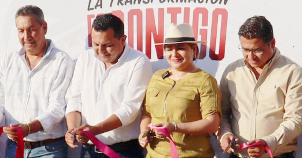 Entregó Obra en Jaloxtoc, Nayeli Mares