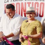 Entregó Obra en Jaloxtoc, Nayeli Mares