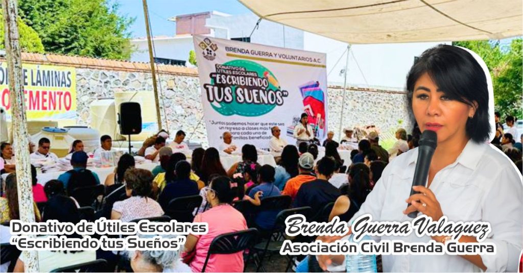 Benefició a Mil Estudiantes la Asociación Brenda Guerra