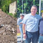 Supervisaron Lavín y Bolaños Rehabilitación de Red de Agua