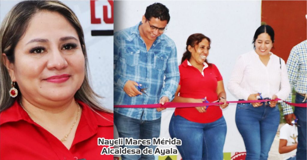 Entregó Obras Nayeli Mares en Tres Comunidades de Ayala