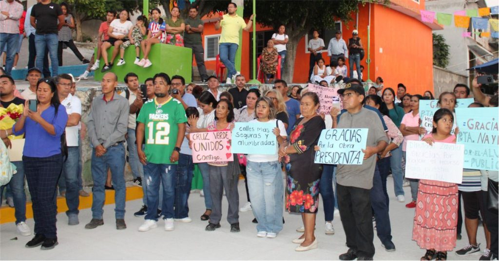 Entregó Alcaldesa de Ayala Nuevo Circuito Vial en Cruz Verde