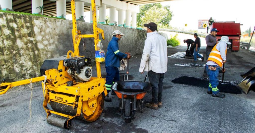 Continúan Trabajos de Bacheo en Cuautla