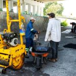 Continúan Trabajos de Bacheo en Cuautla