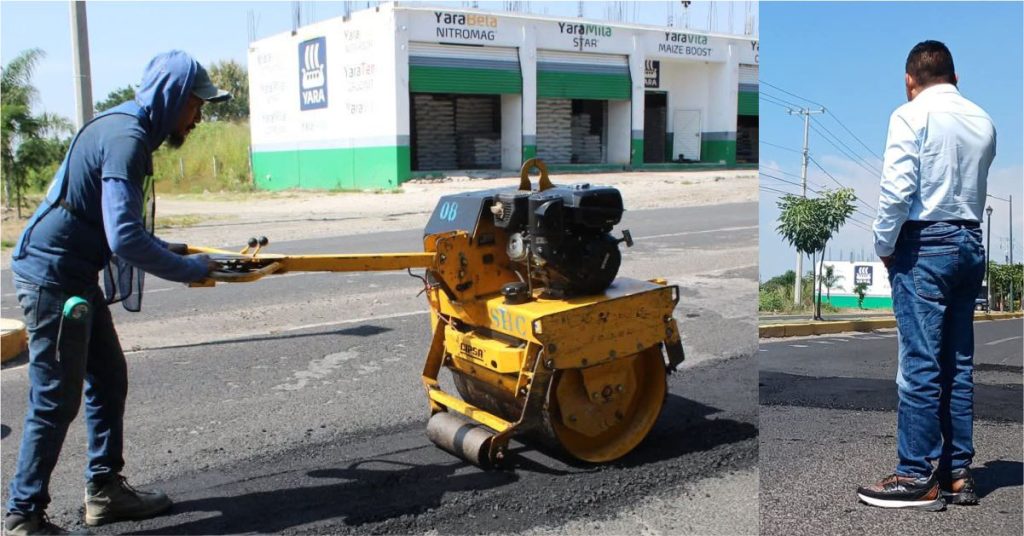 Trabajos de Bacheo en Todo Temoac