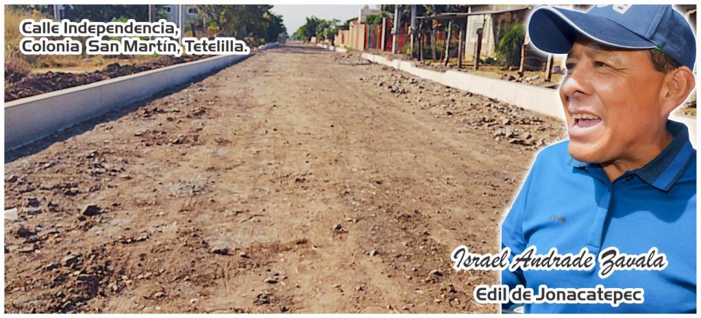 Supervisó Avance de Obras Israel Andrade