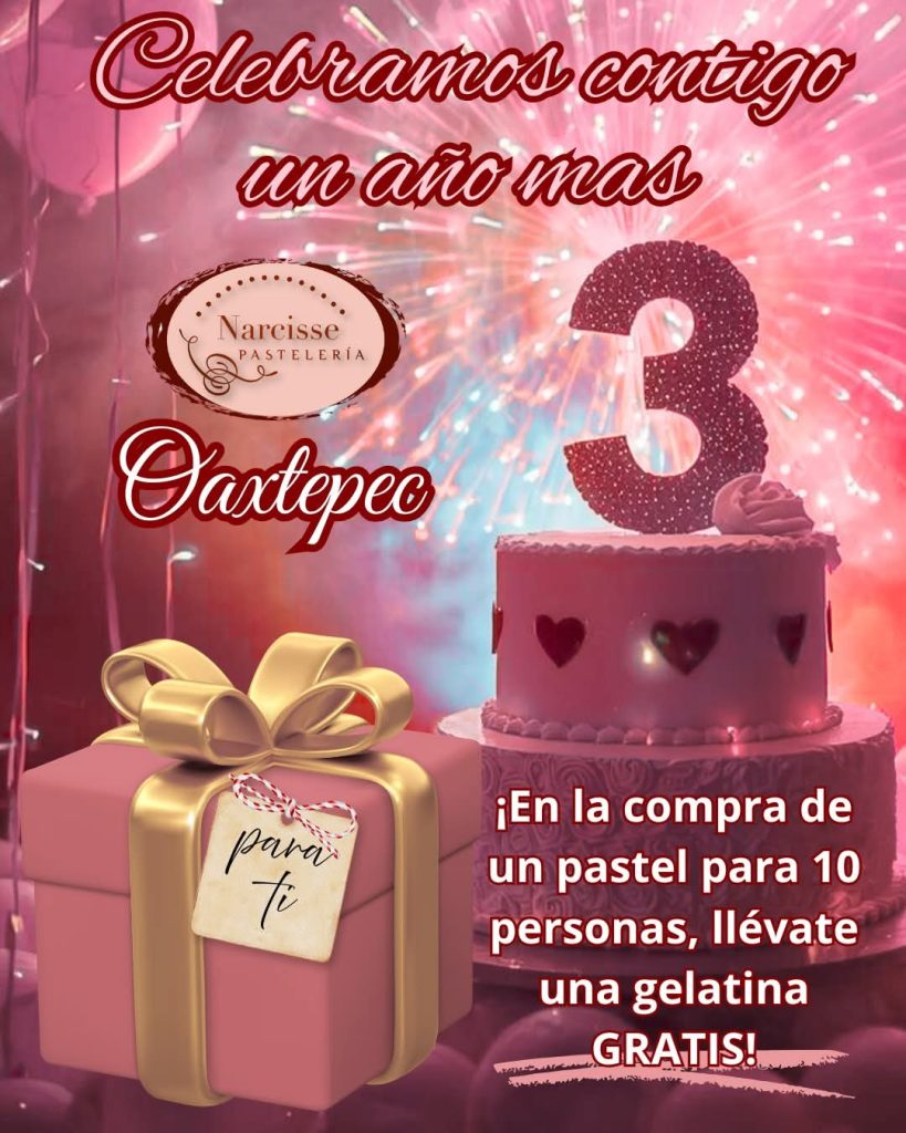 3er Aniversario Narcisse🎉