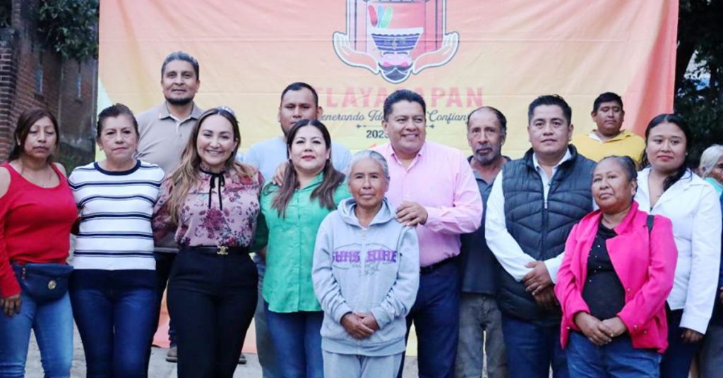 Entregó Obras en Beneficio del Barrio de Santa Ana, Pedro M.