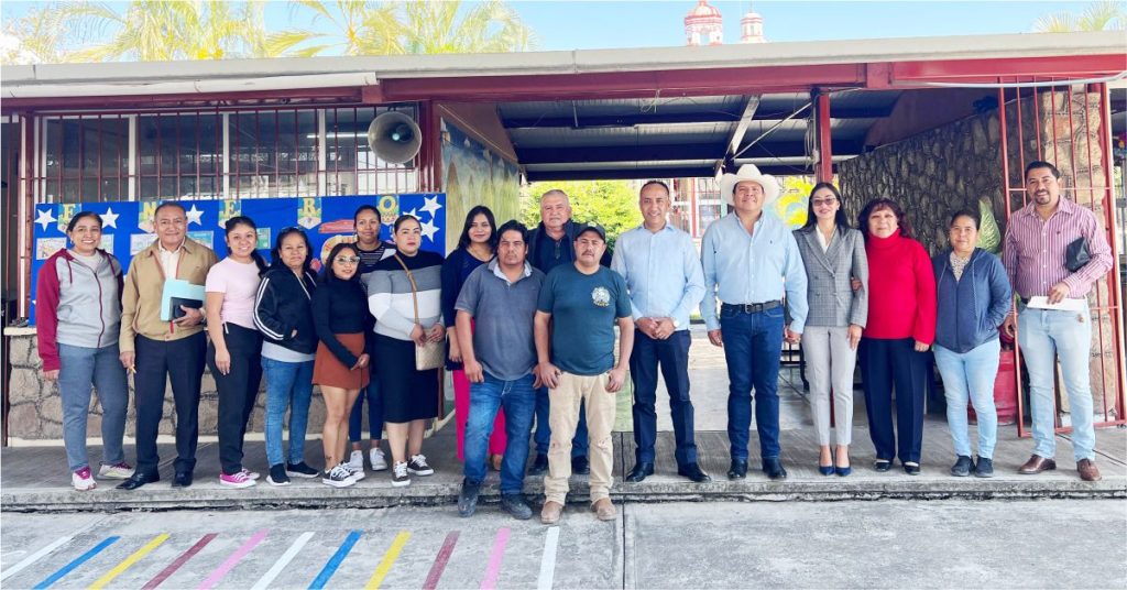 Recorrieron Autoridades Plantel “Niños Héroes” en Tenango
