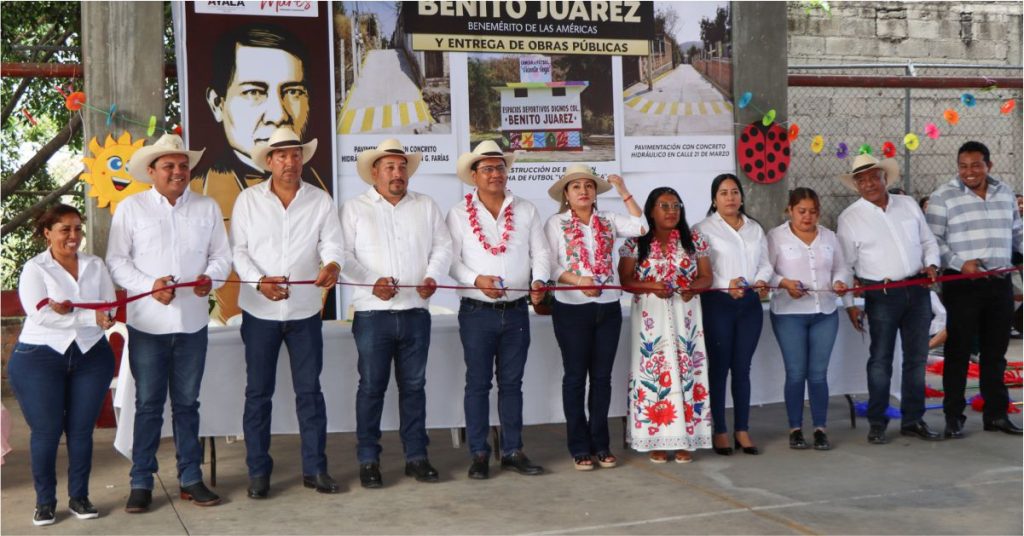 Continúan Entregando Obras en Ayala