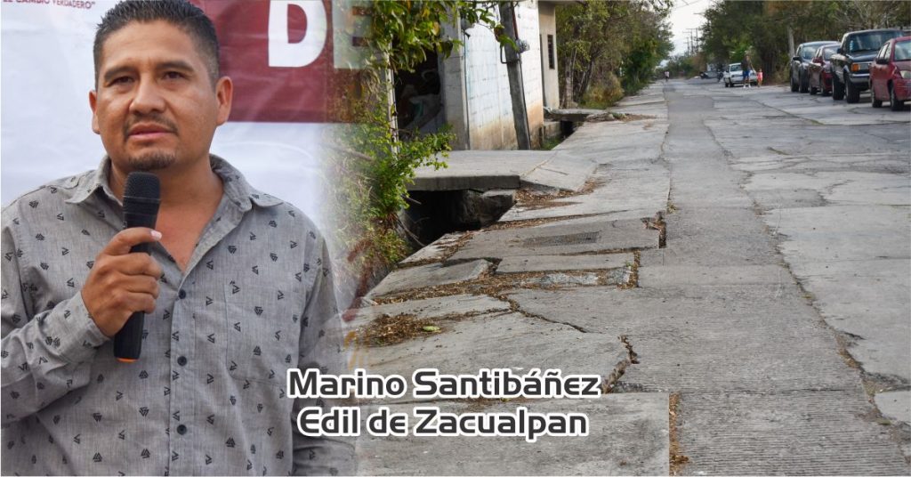 Rehabilitan Pavimentación de la Calle 5 de Febrero