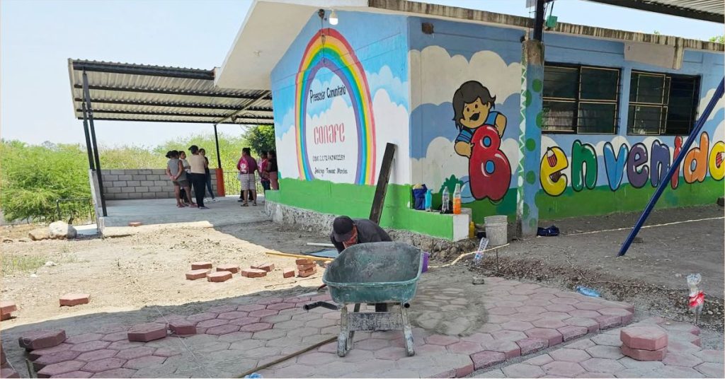 Avanza Obra en Jardín de Niños de Temoac