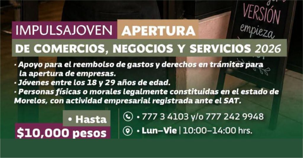 “Juventud Productiva” Apoyos a Emprendedores