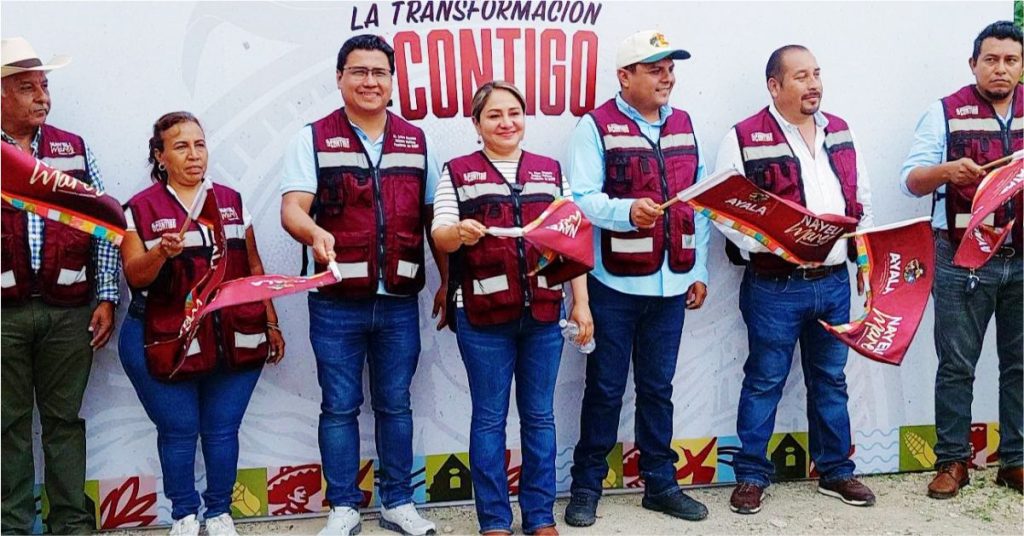 Avanza Ayala con Obra Pública y Cooperación Ciudadana