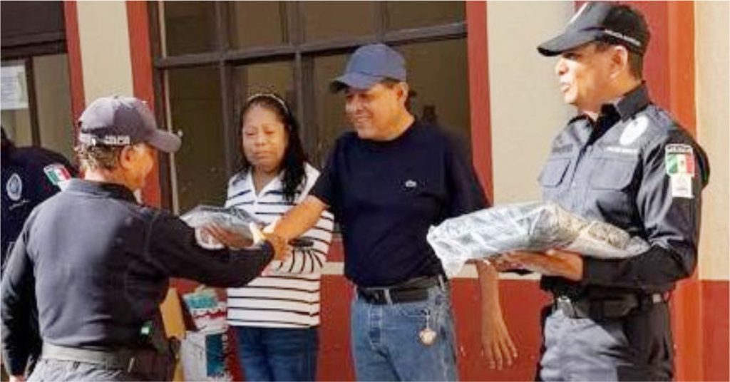 Equipó Israel Andrade a Corporaciones de Seguridad y Emergencia en Jonacatepec