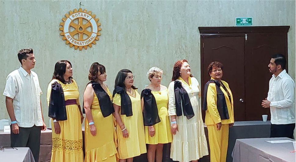 Preside María de la Luz Club Rotario Yautepec