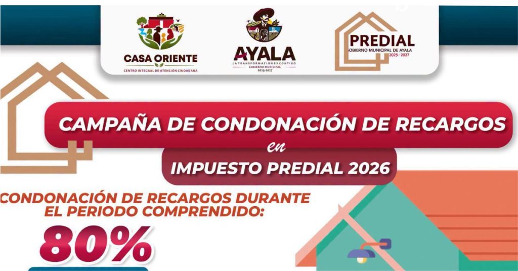 Campaña de Condonación de Recargos en Impuesto Predial