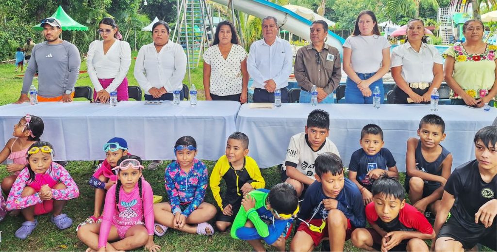 Clausuró Curso de Natación Infantil en Temoac