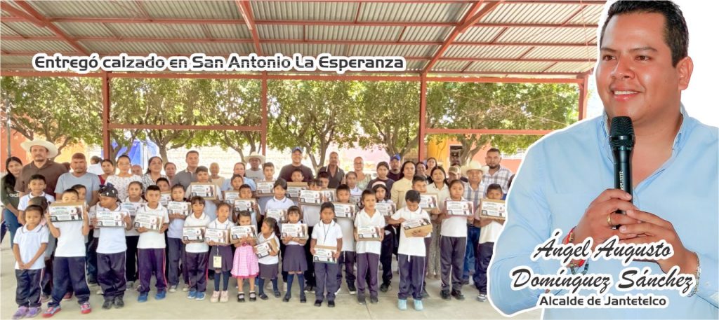 Mil 900 Pares de Zapatos Entregó Ángel Domínguez