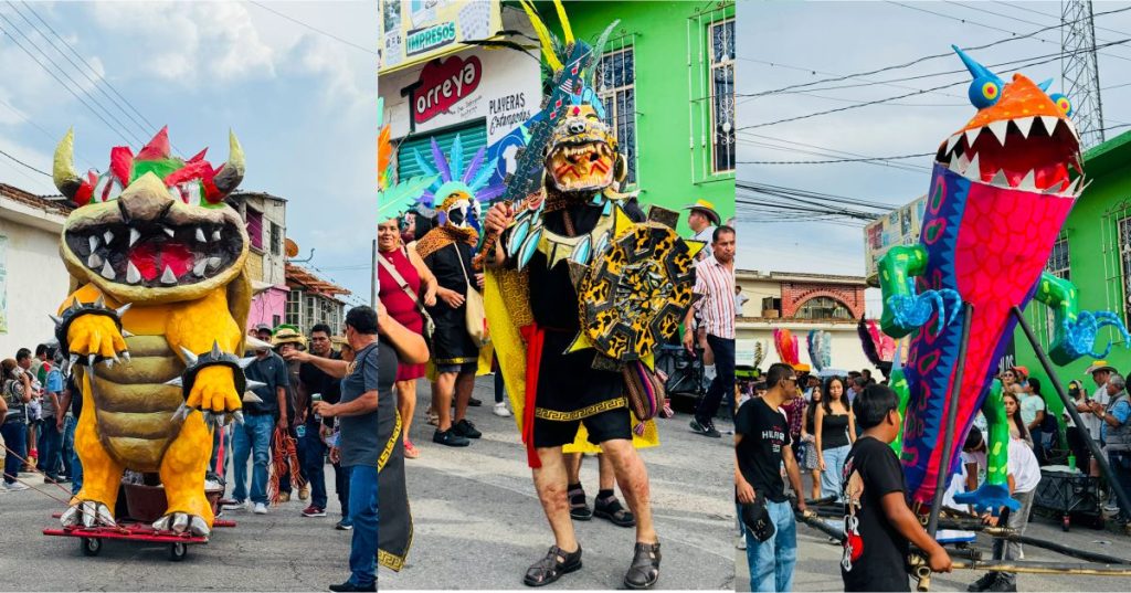 Tradicional Mojiganga en Temoac 2026