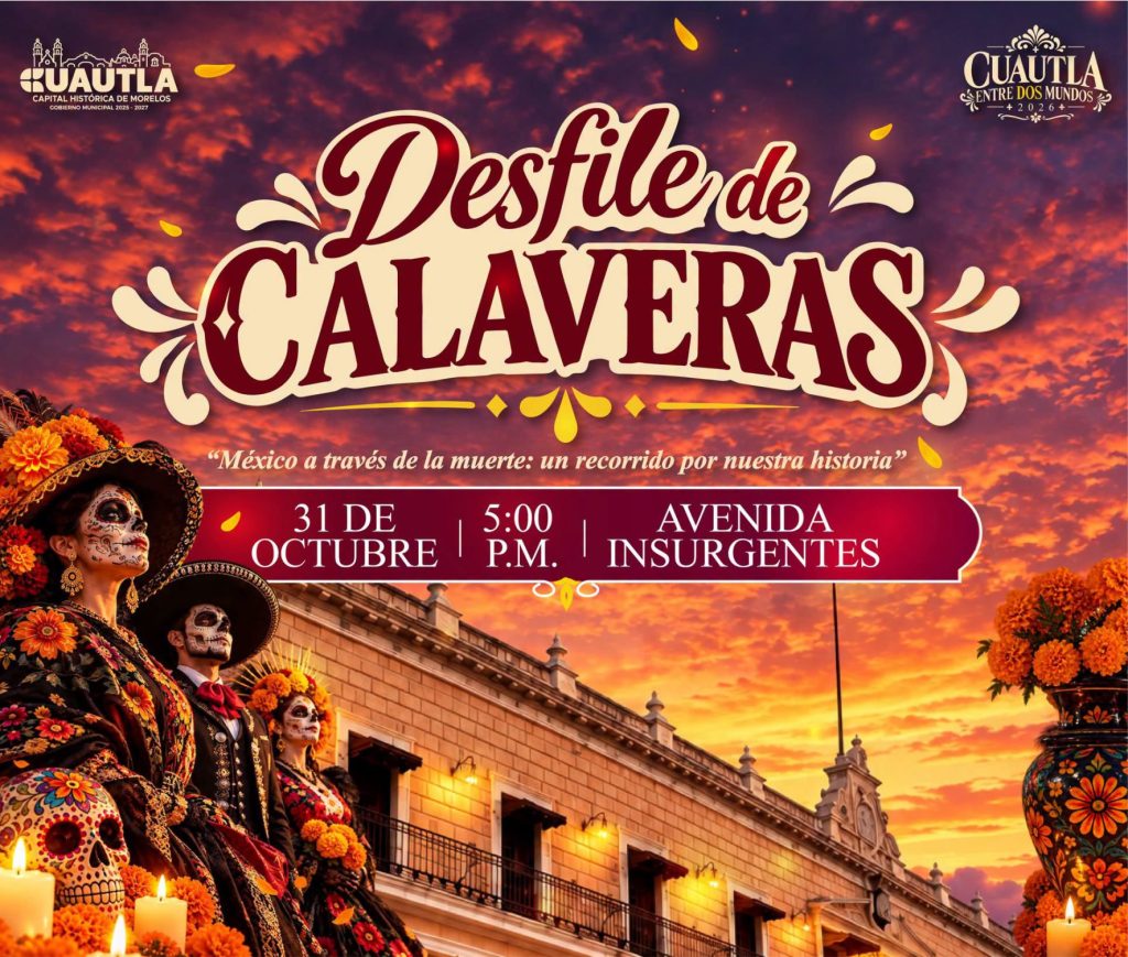 Habrá Desfile de Calaveras en Cuautla