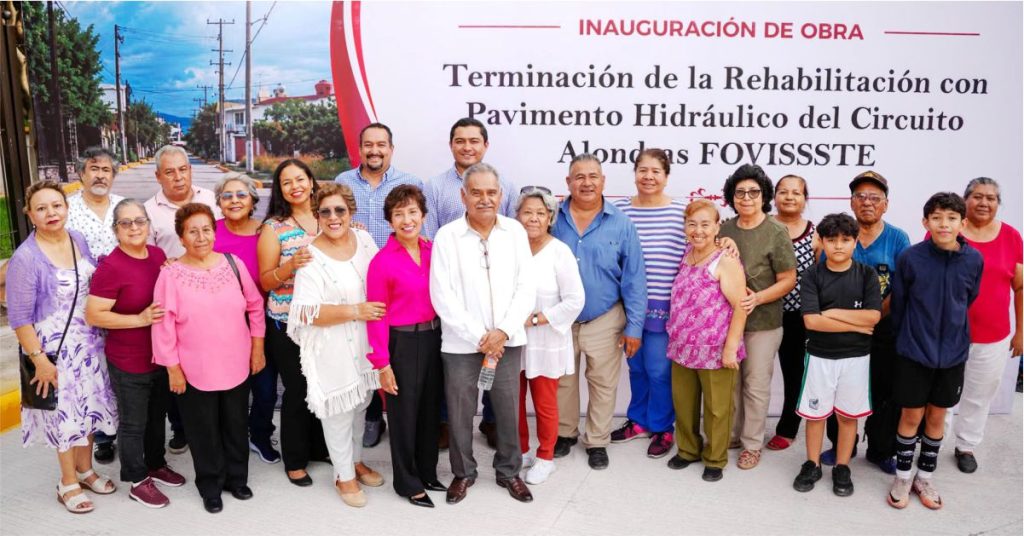 Inauguraron Rehabilitación del Circuito Alondras en FOVISSSTE