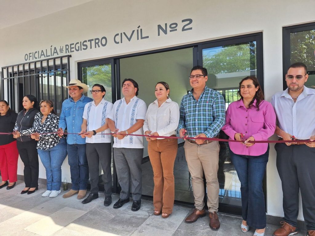 Inauguró Nueva Oficialía del Registro Civil