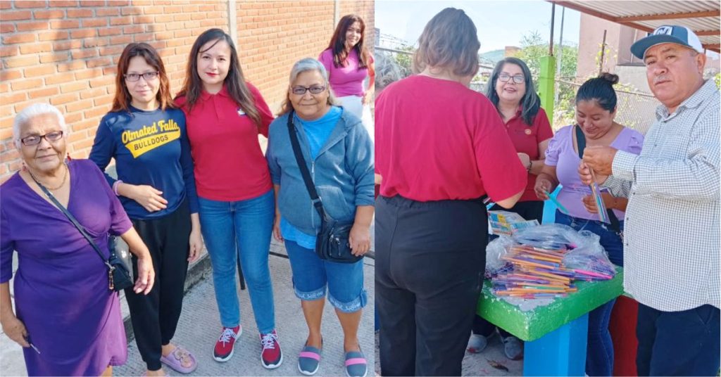 Entregó el Club Rotario Yautepec Útiles Escolares y Lentes